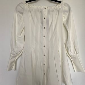 Off the shoulder corset dress